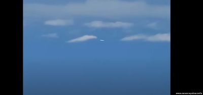 НЛО был снят с самолета над Колорадо.