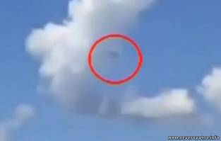 Взрыв НЛО в небе над Испанией (видео)