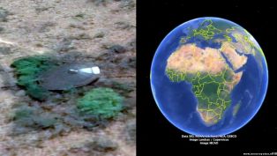 В Южной Африке уфолог обнаружил огромный НЛО