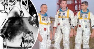 Загадочная смерть трех астронавтов в 1967 году.