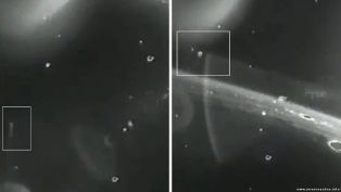 НЛО запечатленные во время миссии НАСА STS-80