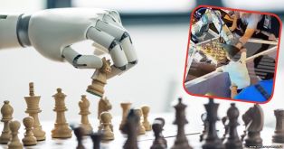 Во время матча робот-шахматист схватил и сломал палец 7-летнему мальчику